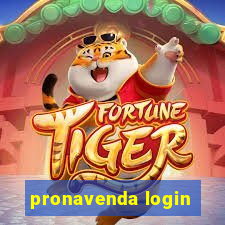 pronavenda login